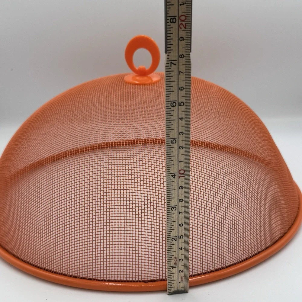 Orange Domed  Food‎ Cover Protective Screen